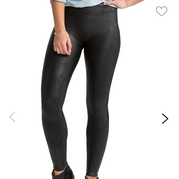 Spanx faux leather leggings - Picture 1 of 9